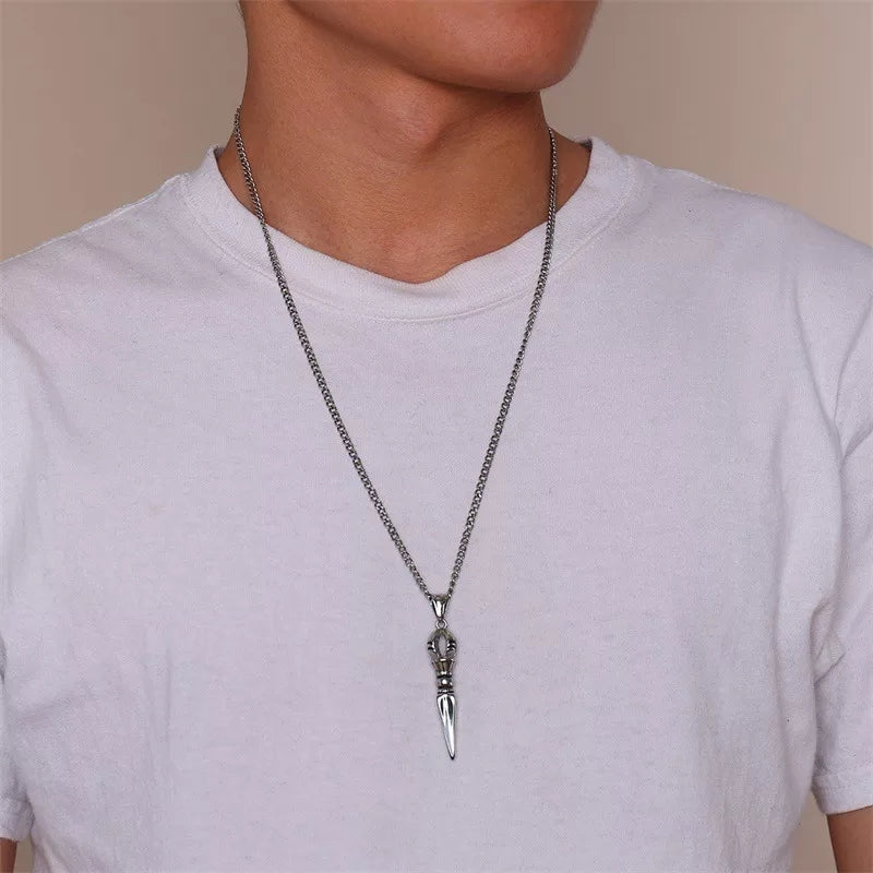 Collares hombre acero inoxidable