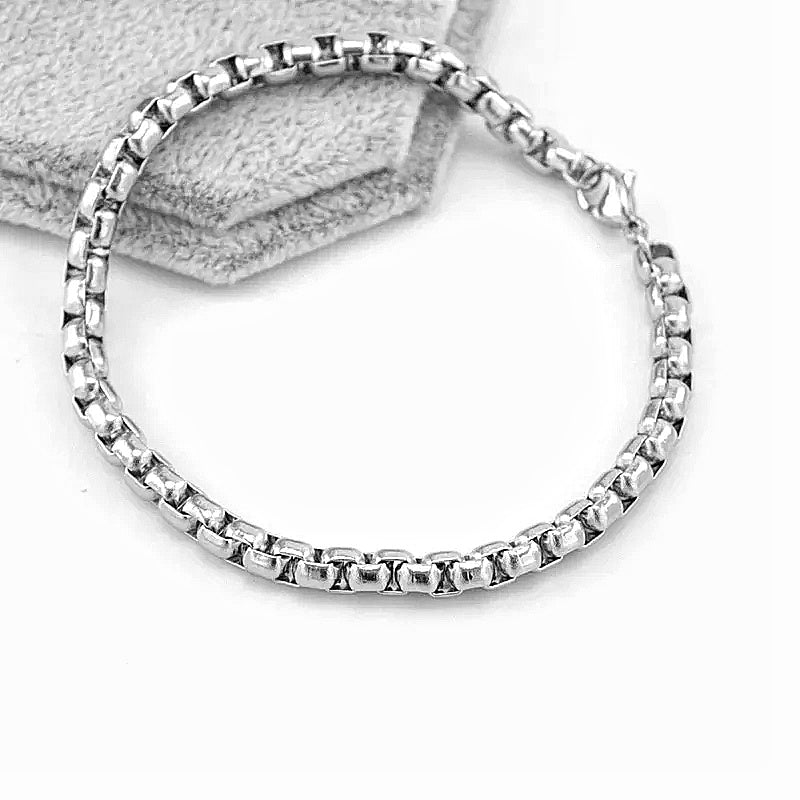 Pulsera veneciana 6mm acero inoxidable