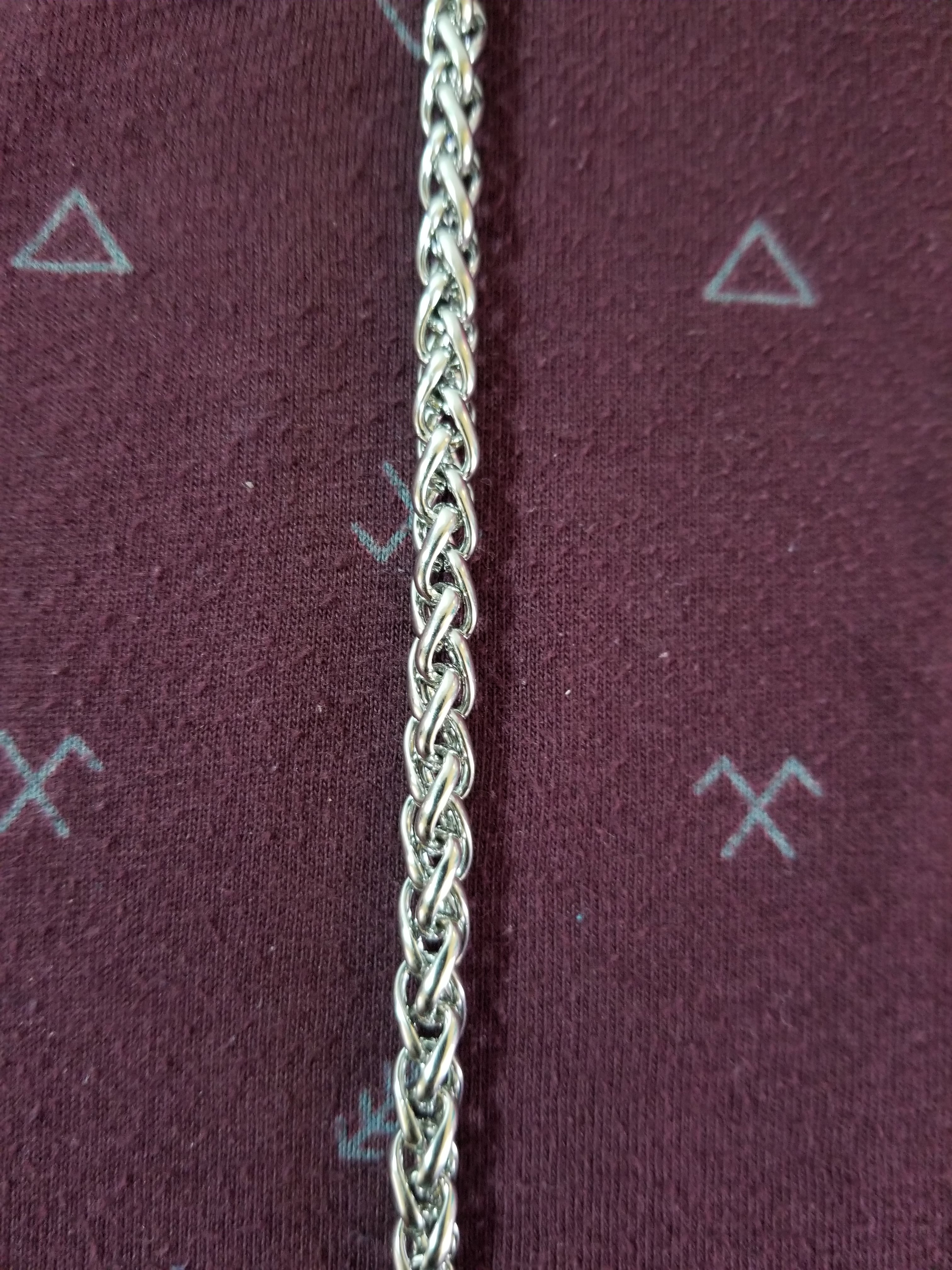 Pulsera trenzada 6mm acero inoxidable