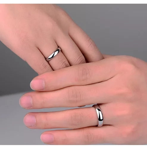 Anillos duo acero inoxidable