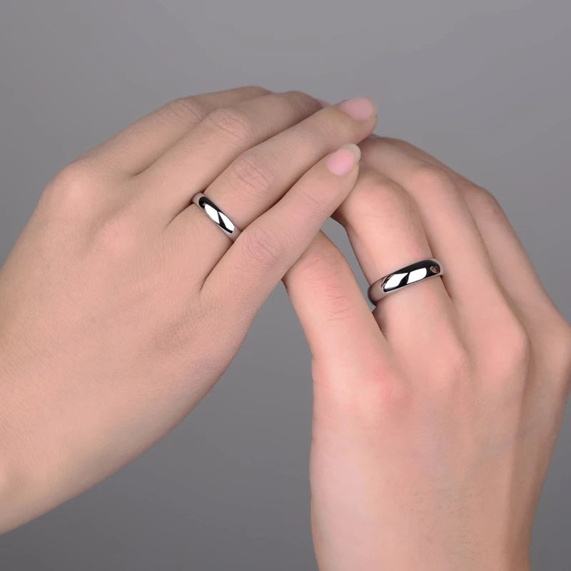 Anillos duo acero inoxidable