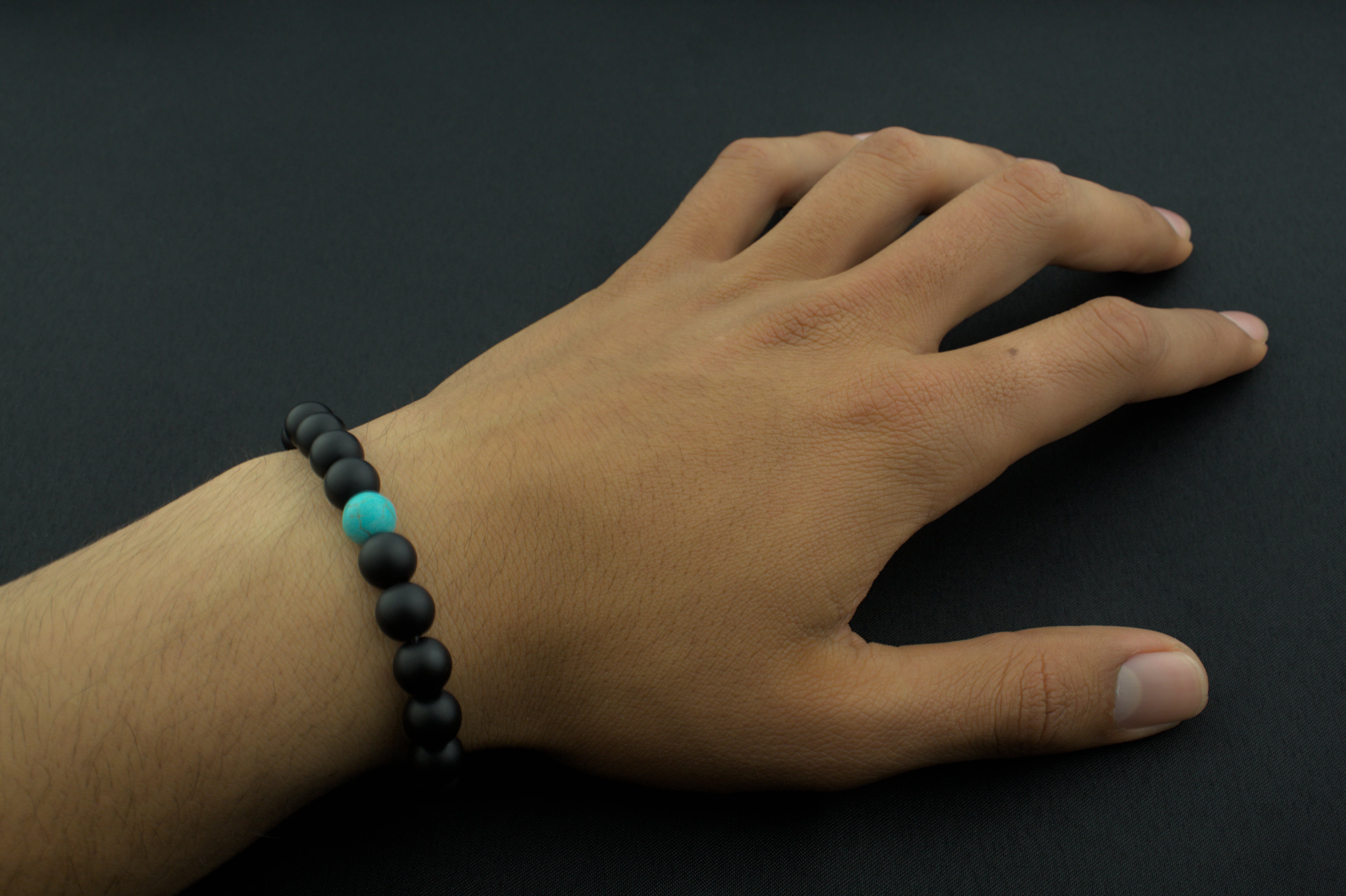 Pulseras de la distancia color azul y negro