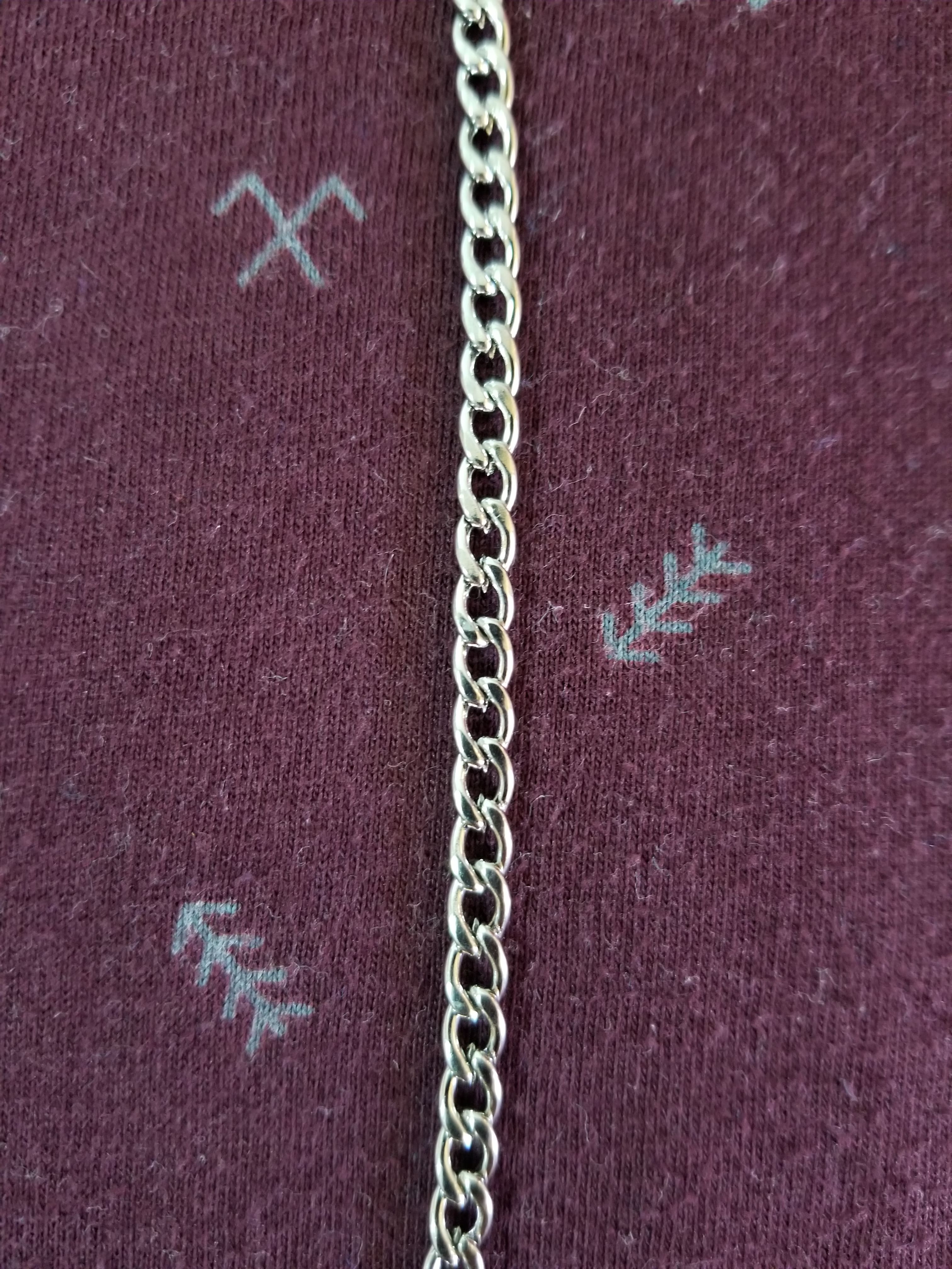 Cadena cubana 4mm acero inoxidable