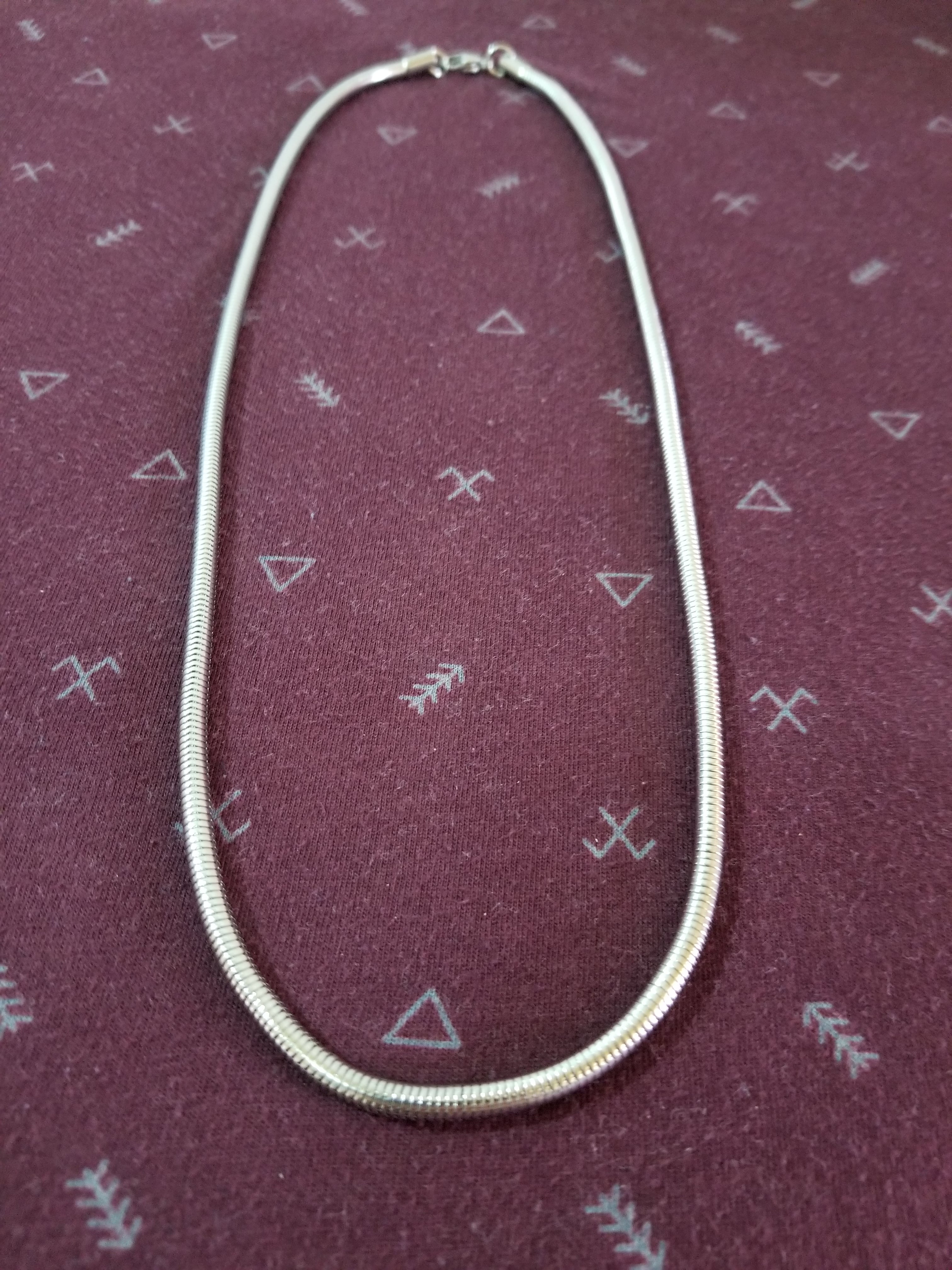 Cadena cola de serpiente 3mm acero inoxidable
