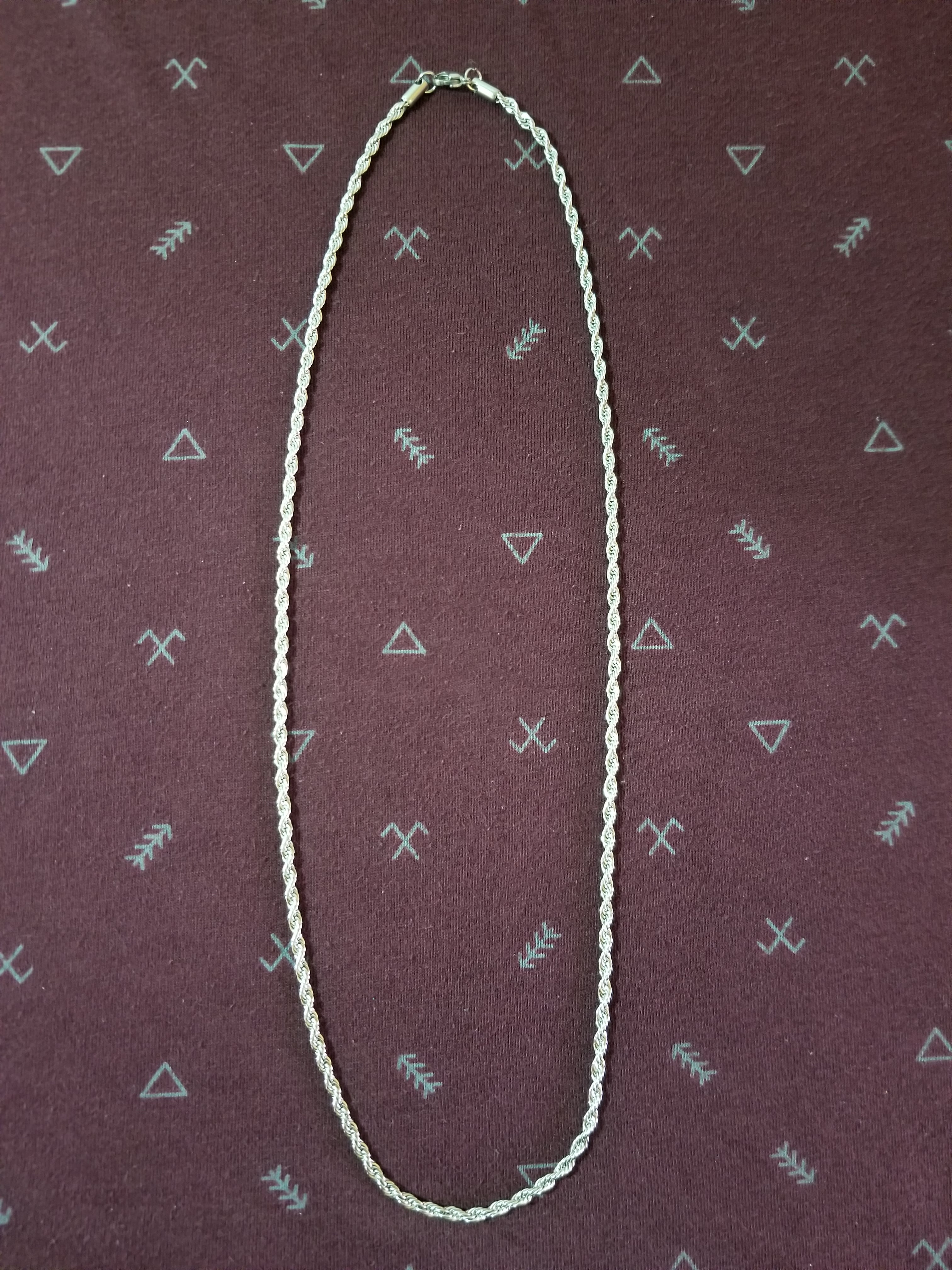 Cadena torzal 3mm acero inoxidable