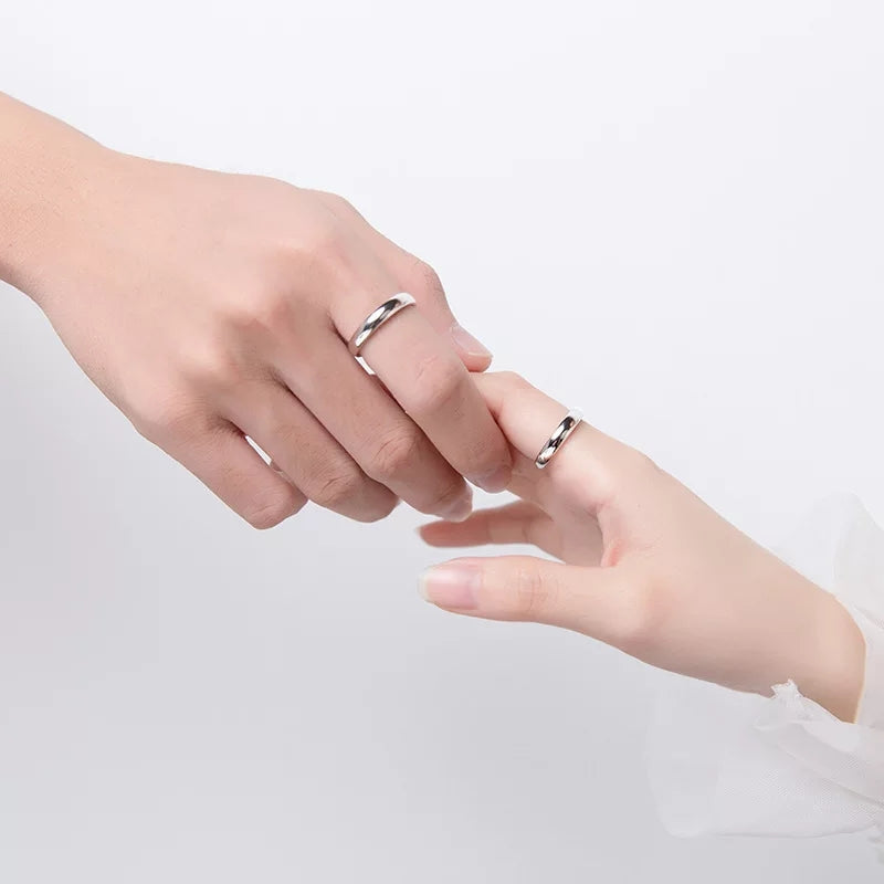 Anillos duo acero inoxidable