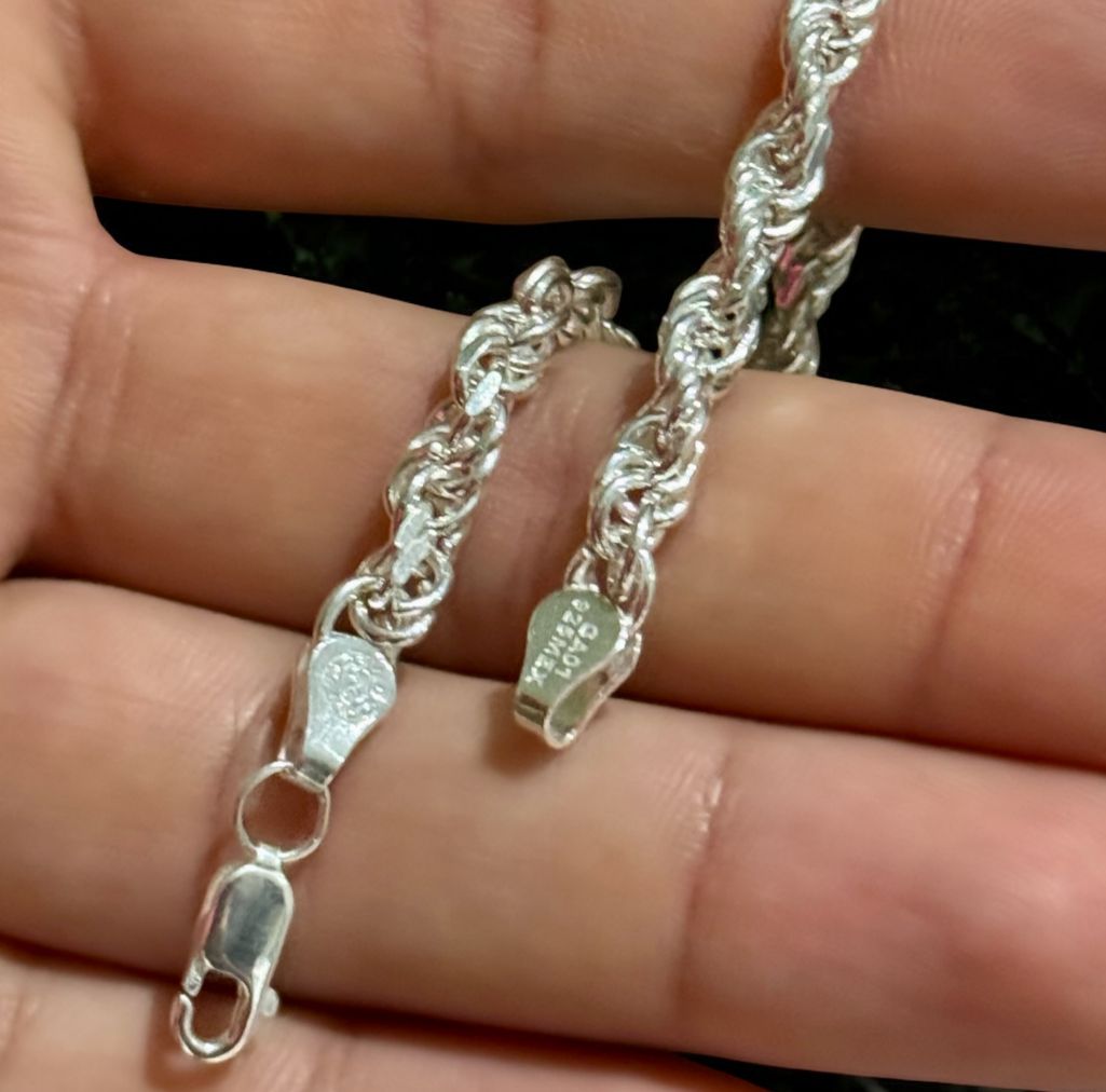 Pulsera torzal 5mm plata 925